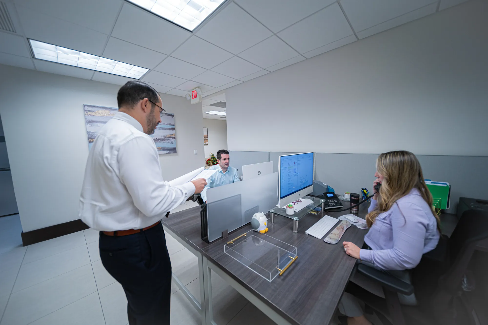 Immigration legal consultation at HHA Law's Miami office regarding an asylum case